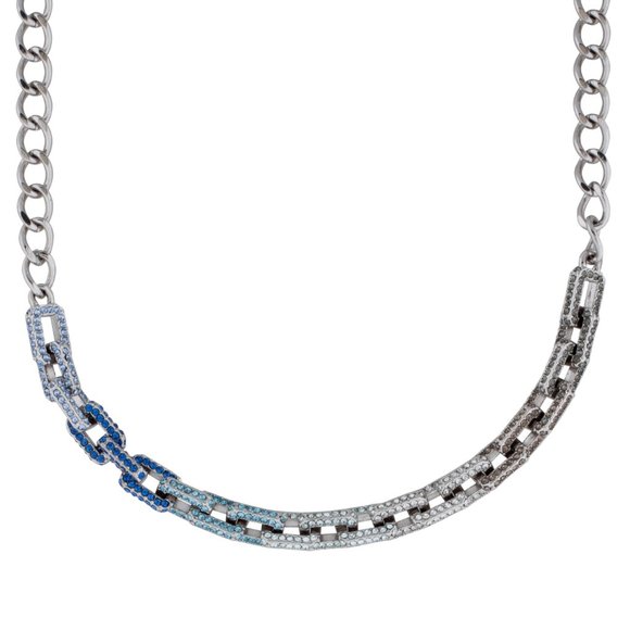 Eddie Borgo Pave Ombre Supra Link Necklace LE